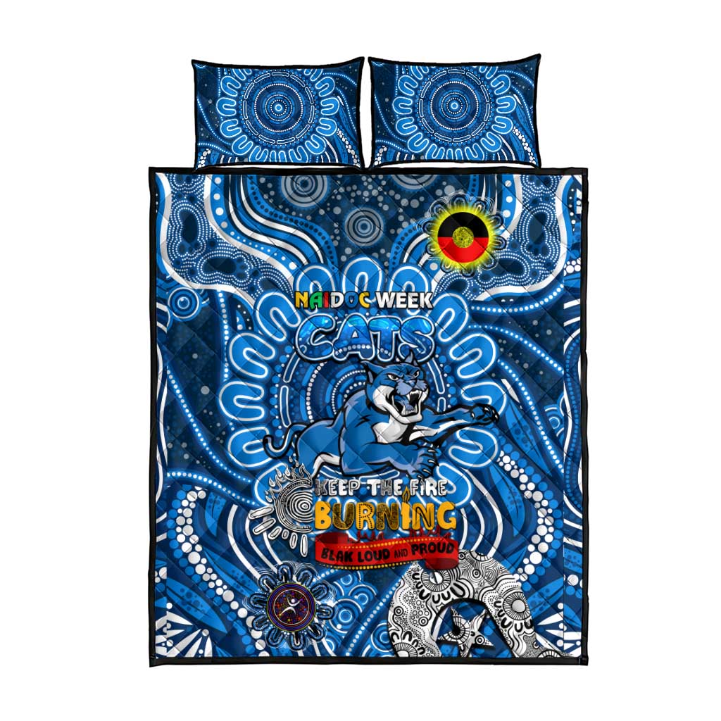 Geelong Cats NAIDOC Week 2024 Quilt Bed Set Mascot Football