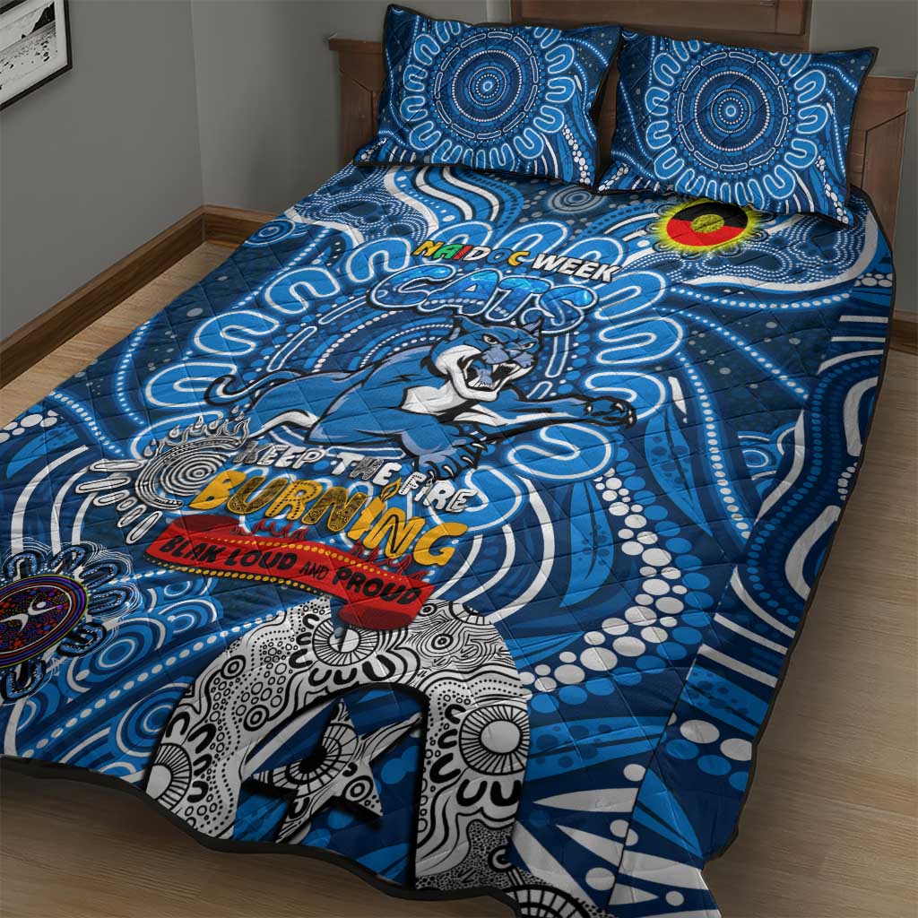 Geelong Cats NAIDOC Week 2024 Quilt Bed Set Mascot Football