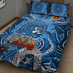 Geelong Cats NAIDOC Week 2024 Quilt Bed Set Mascot Football