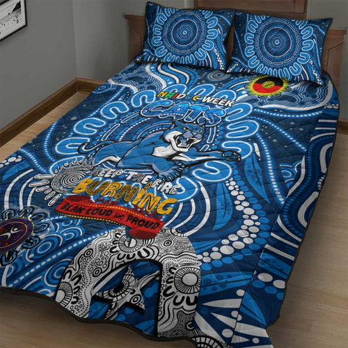 Geelong Cats NAIDOC Week 2024 Quilt Bed Set Mascot Football