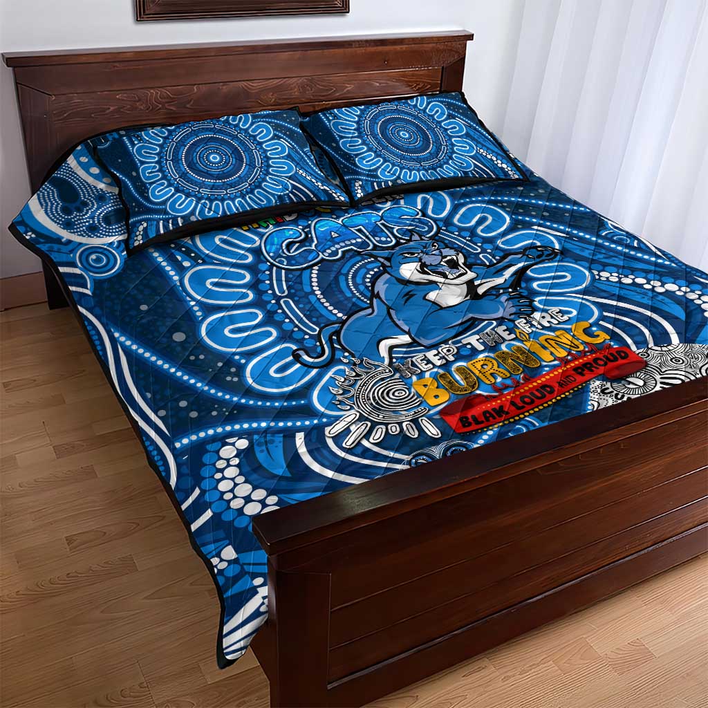 Geelong Cats NAIDOC Week 2024 Quilt Bed Set Mascot Football