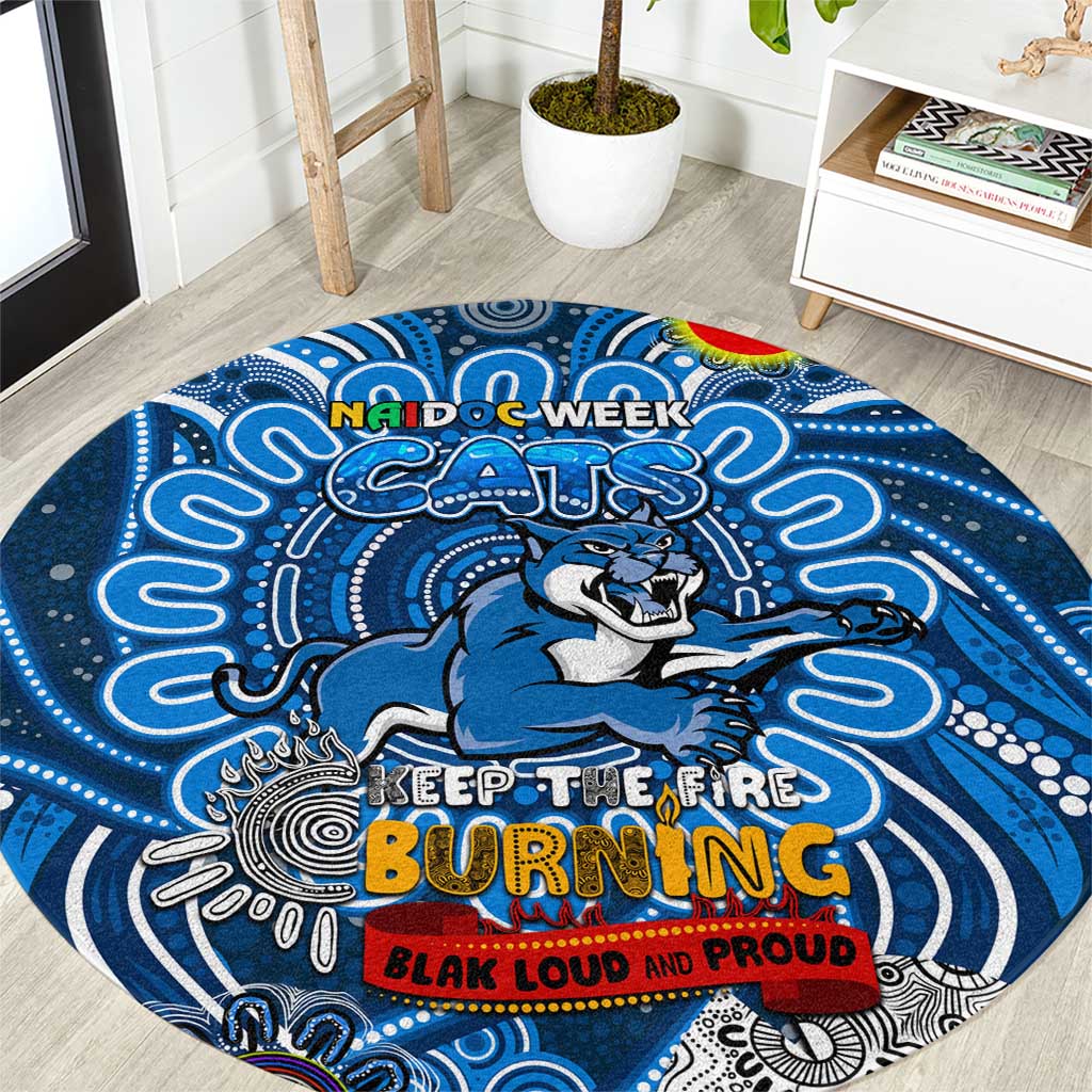 Geelong Cats NAIDOC Week 2024 Round Carpet Mascot Football