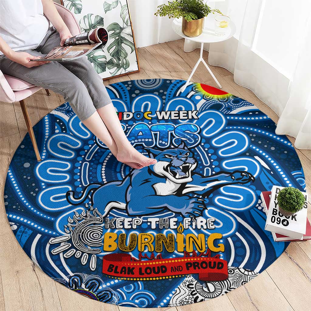 Geelong Cats NAIDOC Week 2024 Round Carpet Mascot Football