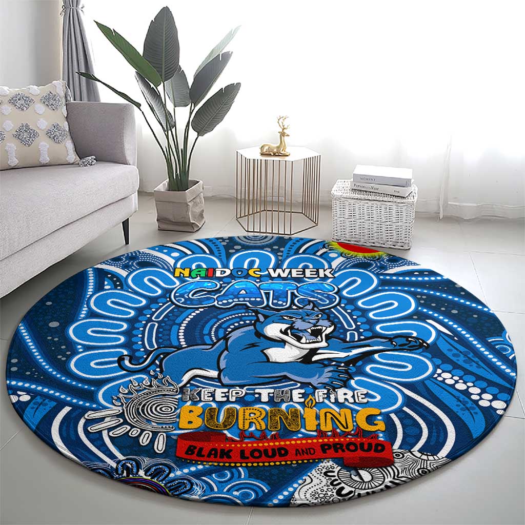 Geelong Cats NAIDOC Week 2024 Round Carpet Mascot Football