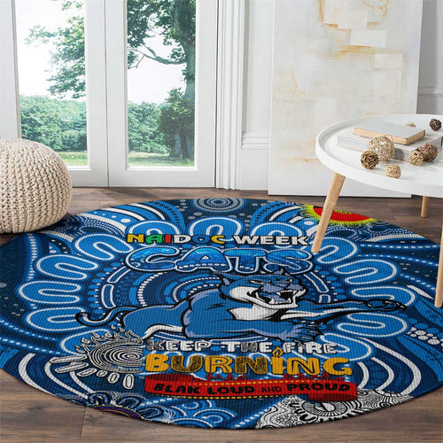 Geelong Cats NAIDOC Week 2024 Round Carpet Mascot Football
