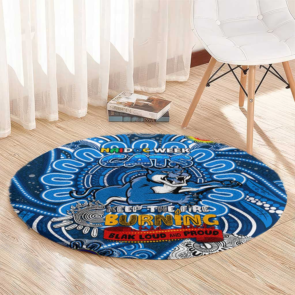 Geelong Cats NAIDOC Week 2024 Round Carpet Mascot Football