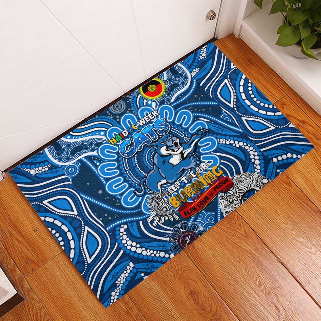 Geelong Cats NAIDOC Week 2024 Rubber Doormat Mascot Football