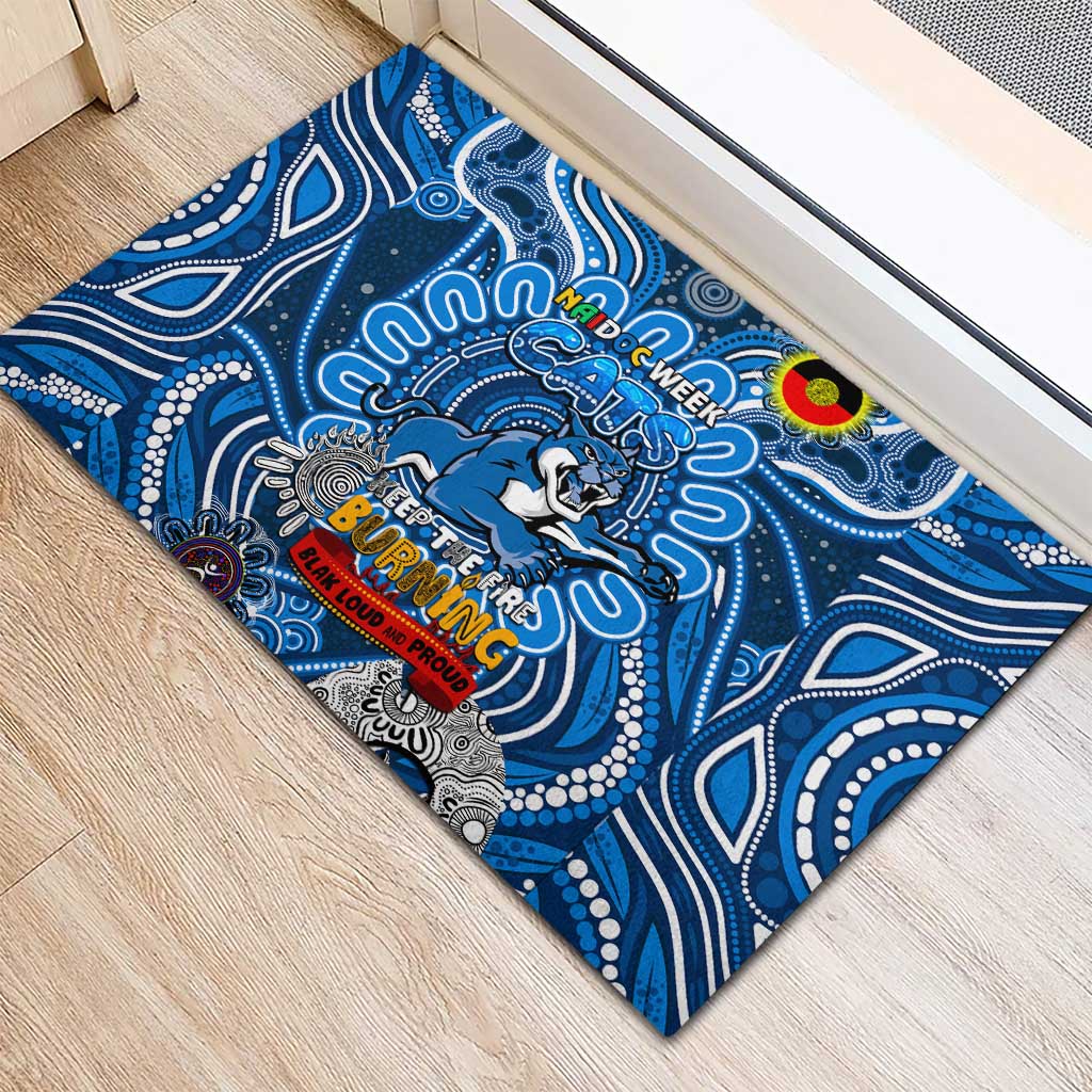 Geelong Cats NAIDOC Week 2024 Rubber Doormat Mascot Football