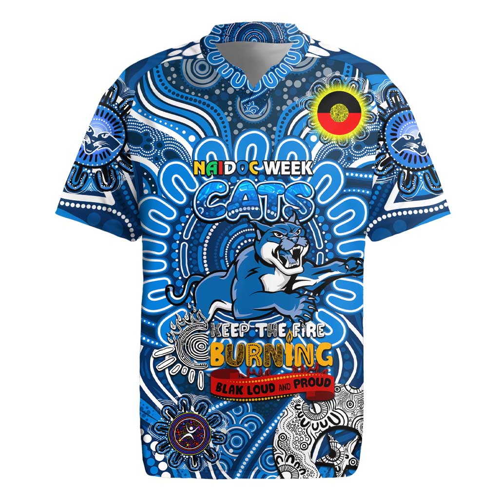 Custom Geelong Cats NAIDOC Week 2024 Rugby Jersey Mascot Football