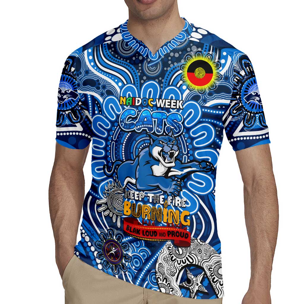Custom Geelong Cats NAIDOC Week 2024 Rugby Jersey Mascot Football