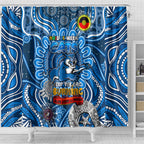 Geelong Cats NAIDOC Week 2024 Shower Curtain Mascot Football