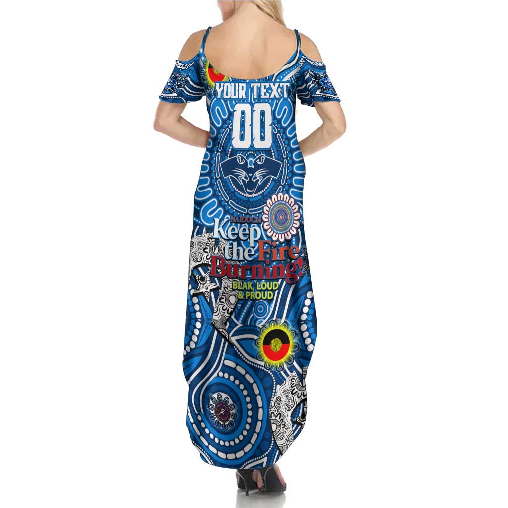 Custom Geelong Cats NAIDOC Week 2024 Summer Maxi Dress Mascot Football