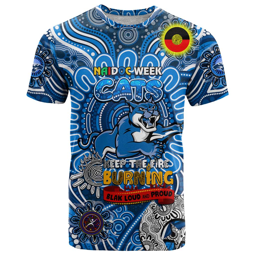 Custom Geelong Cats NAIDOC Week 2024 T Shirt Mascot Football