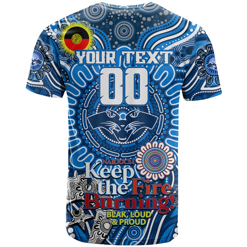Custom Geelong Cats NAIDOC Week 2024 T Shirt Mascot Football
