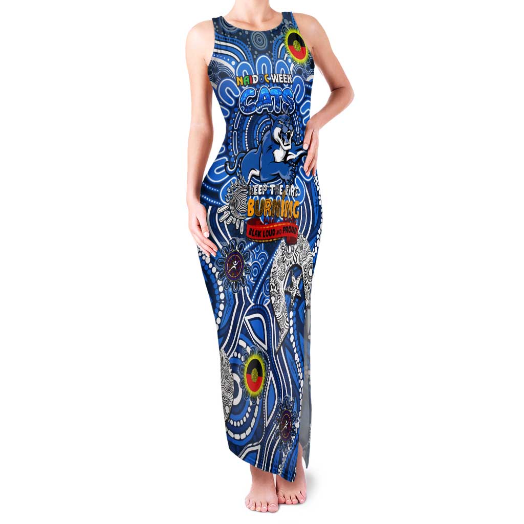 Custom Geelong Cats NAIDOC Week 2024 Tank Maxi Dress Mascot Football