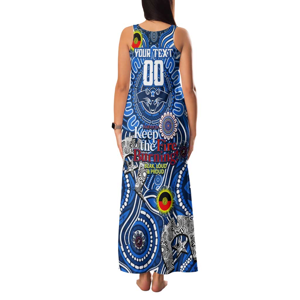 Custom Geelong Cats NAIDOC Week 2024 Tank Maxi Dress Mascot Football