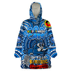 Custom Geelong Cats NAIDOC Week 2024 Wearable Blanket Hoodie Mascot Football