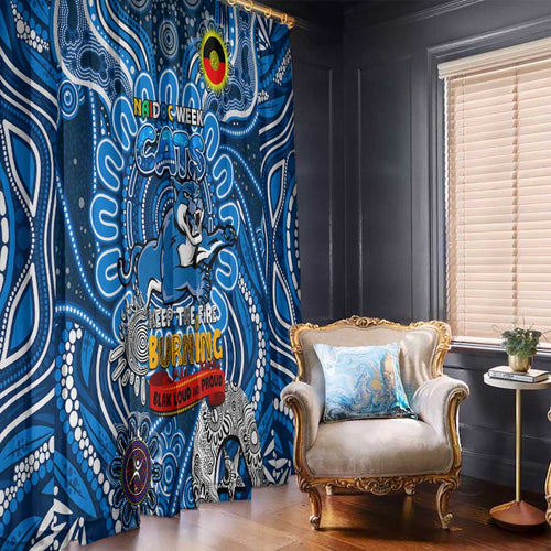 Geelong Cats NAIDOC Week 2024 Window Curtain Mascot Football