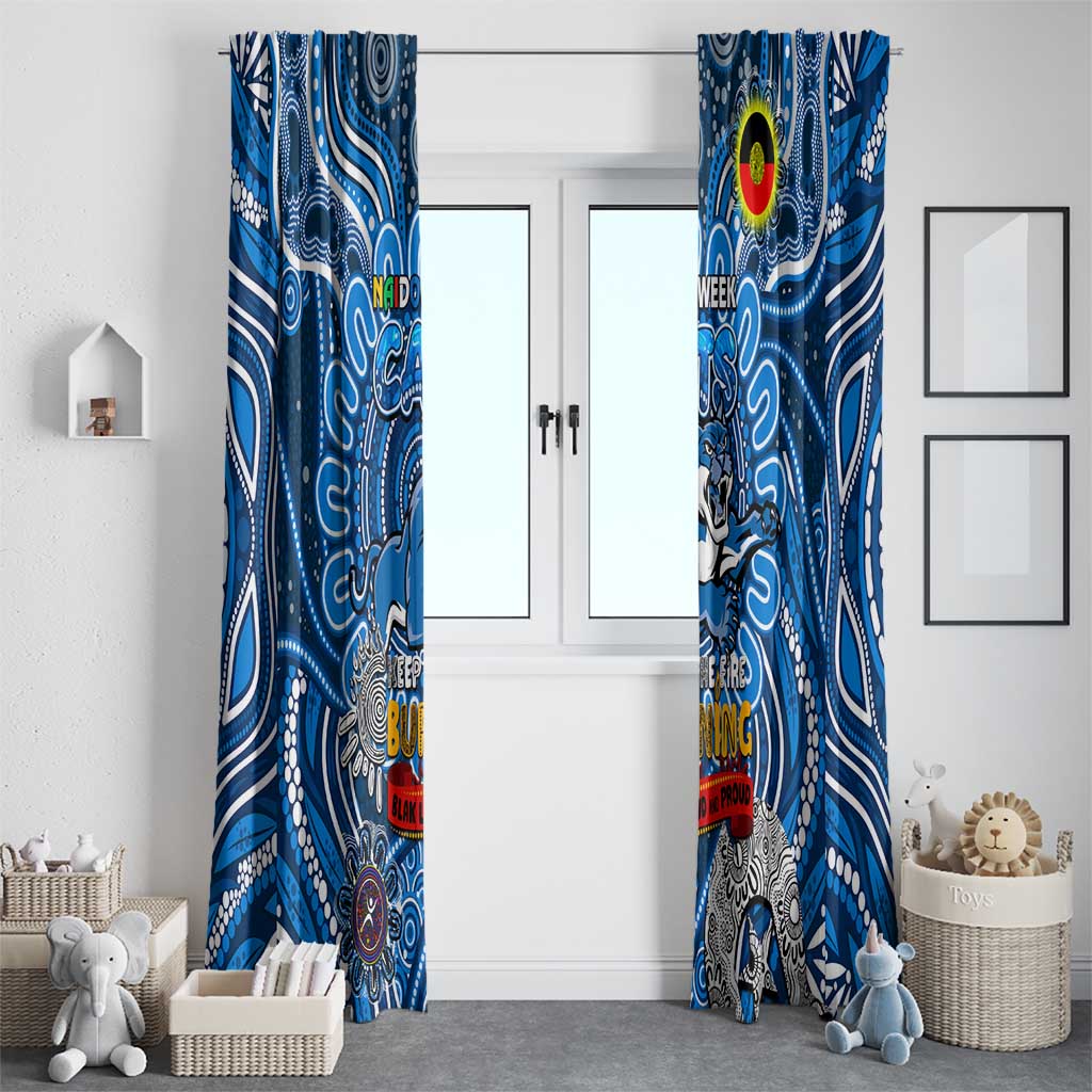 Geelong Cats NAIDOC Week 2024 Window Curtain Mascot Football