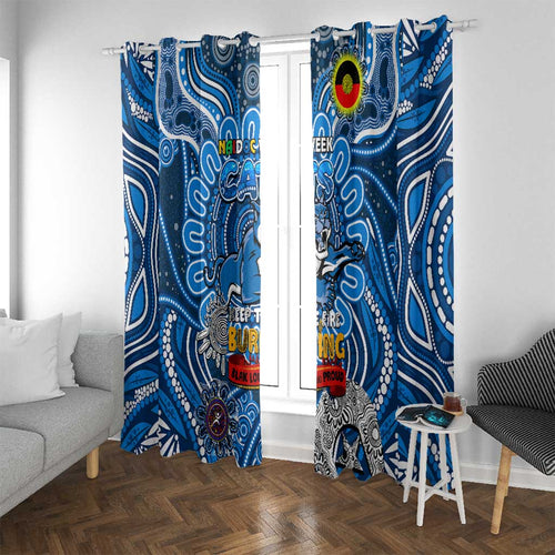 Geelong Cats NAIDOC Week 2024 Window Curtain Mascot Football