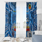Geelong Cats NAIDOC Week 2024 Window Curtain Mascot Football