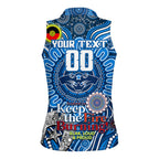 Custom Geelong Cats NAIDOC Week 2024 Women Sleeveless Polo Shirt Mascot Football