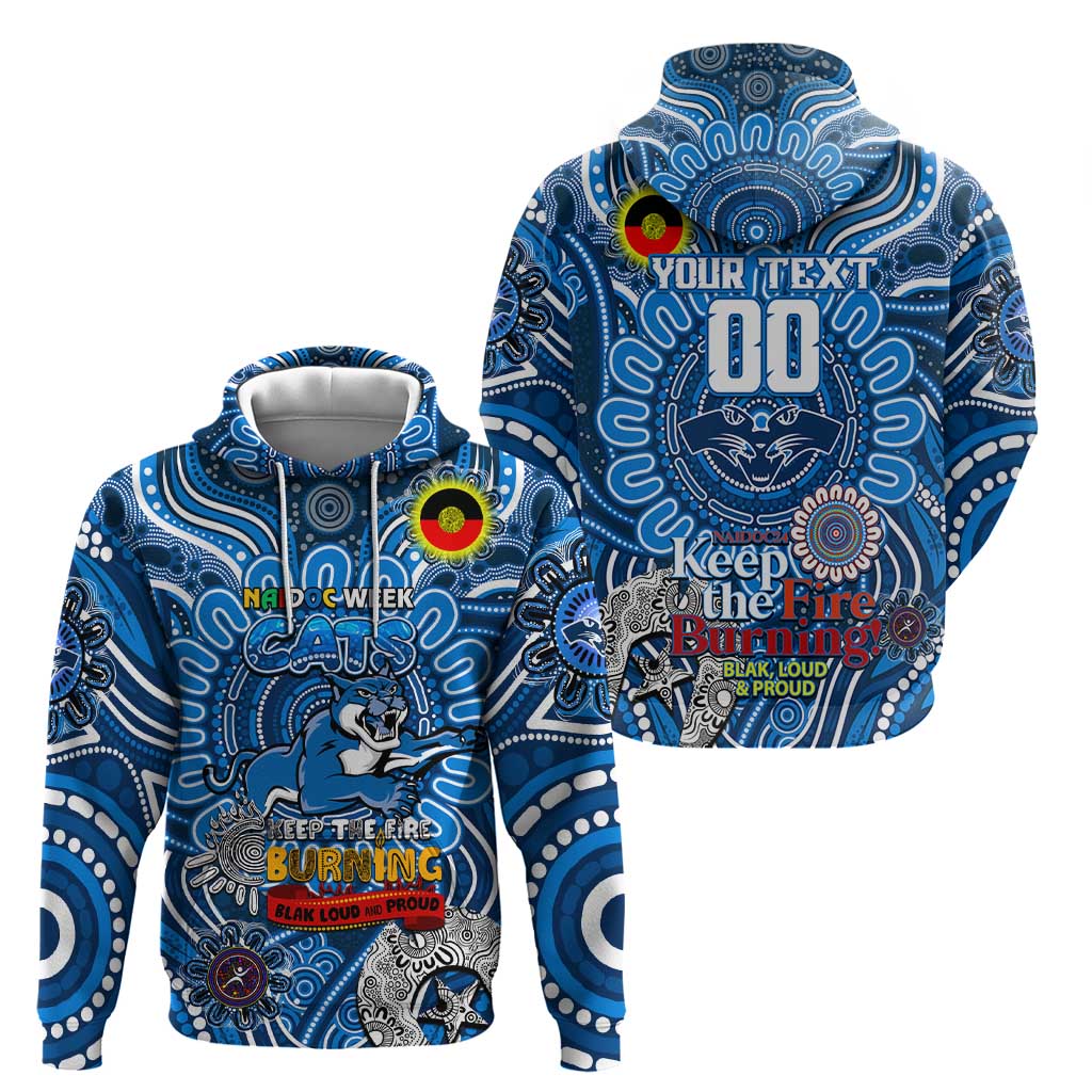Custom Geelong Cats NAIDOC Week 2024 Zip Hoodie Mascot Football