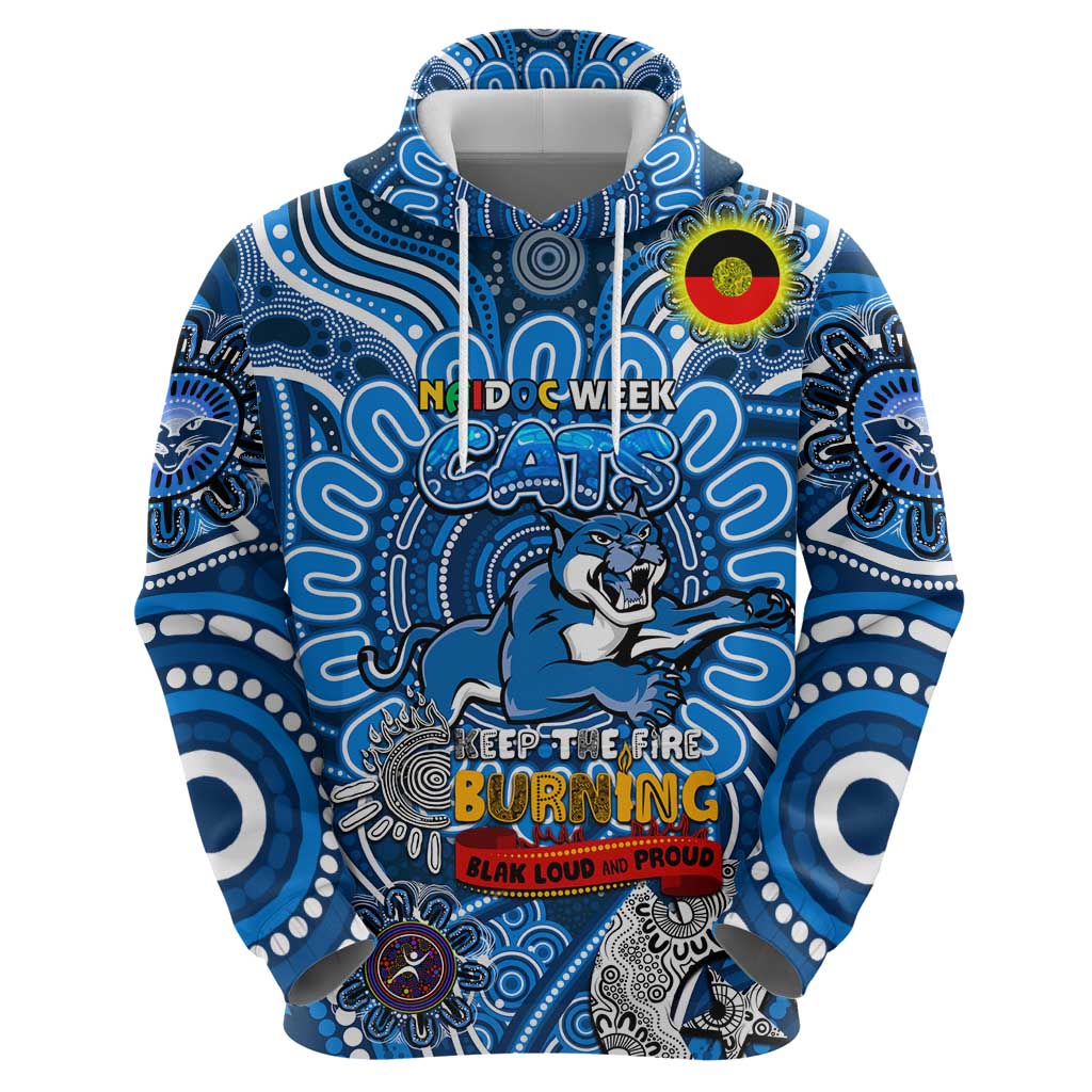 Custom Geelong Cats NAIDOC Week 2024 Zip Hoodie Mascot Football