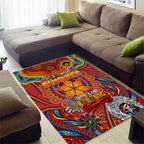 Gold Coast Suns NAIDOC Week 2024 Area Rug Mascot Football