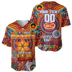 Custom Gold Coast Suns NAIDOC Week 2024 Baseball Jersey Mascot Football