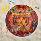 Gold Coast Suns NAIDOC Week 2024 Beach Blanket Mascot Football