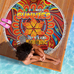 Gold Coast Suns NAIDOC Week 2024 Beach Blanket Mascot Football