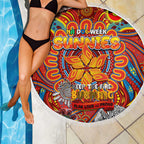 Gold Coast Suns NAIDOC Week 2024 Beach Blanket Mascot Football