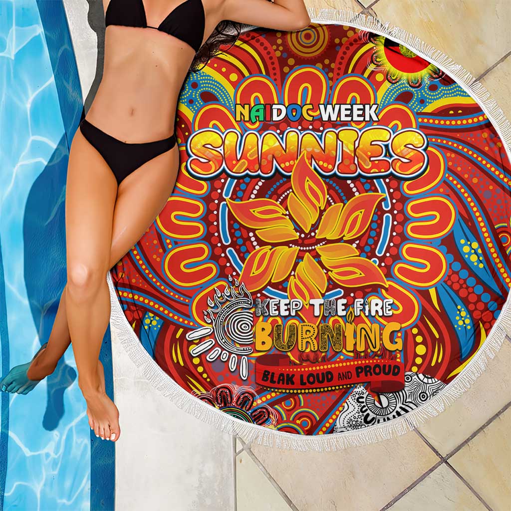 Gold Coast Suns NAIDOC Week 2024 Beach Blanket Mascot Football