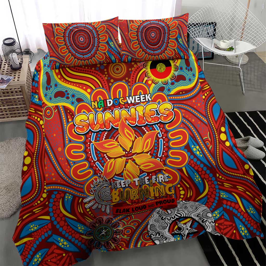 Gold Coast Suns NAIDOC Week 2024 Bedding Set Mascot Football