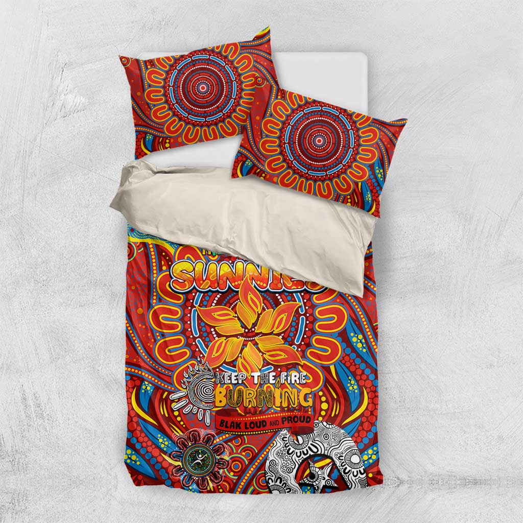 Gold Coast Suns NAIDOC Week 2024 Bedding Set Mascot Football