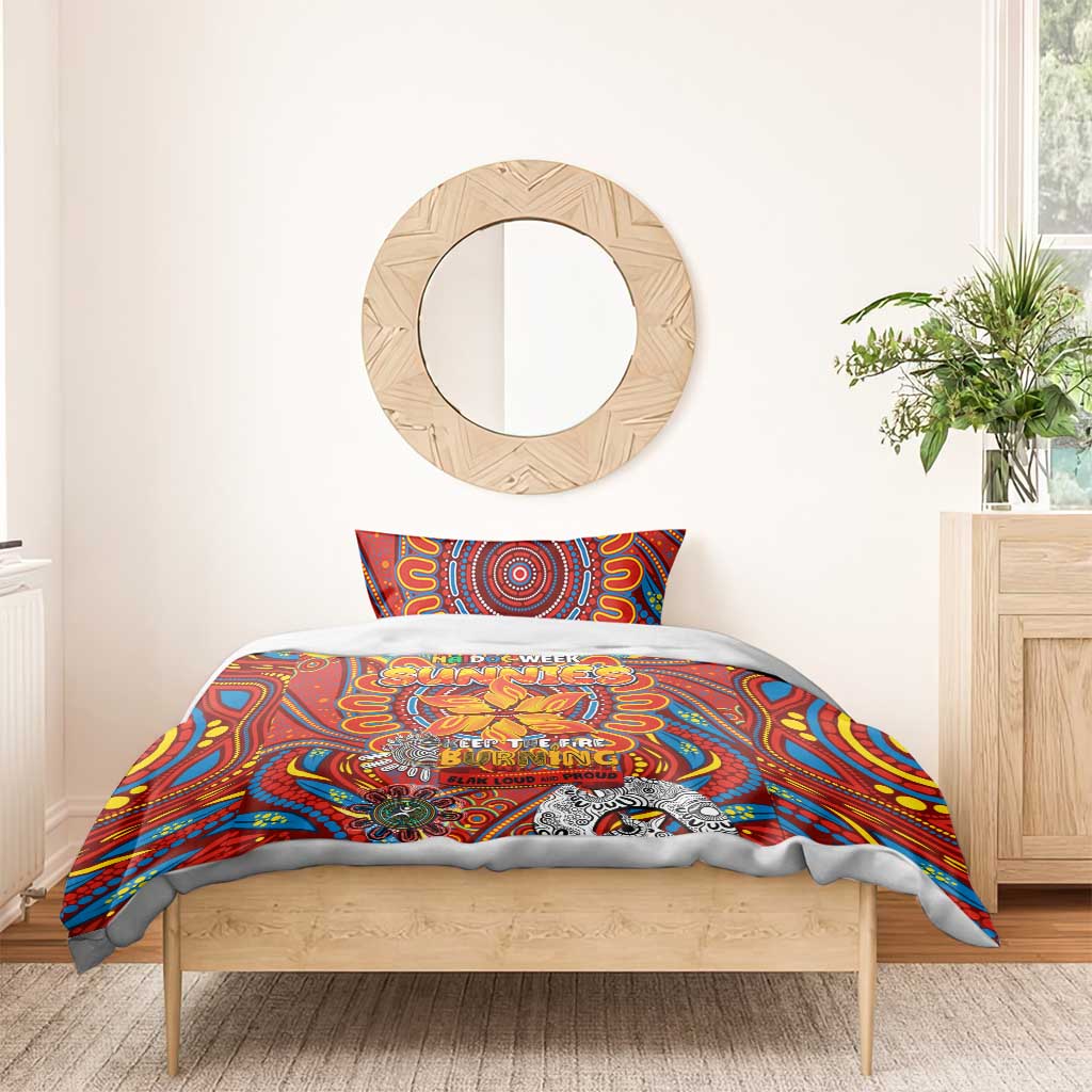 Gold Coast Suns NAIDOC Week 2024 Bedding Set Mascot Football