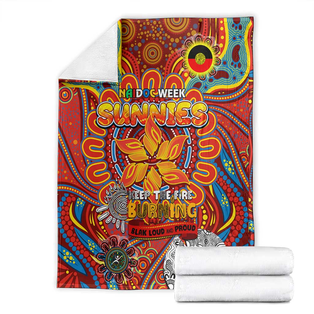 Gold Coast Suns NAIDOC Week 2024 Blanket Mascot Football