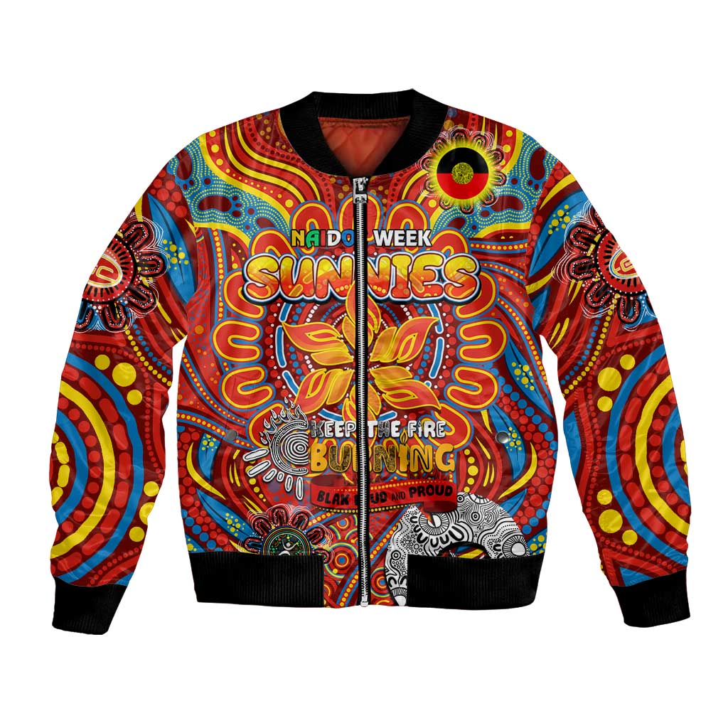 Custom Gold Coast Suns NAIDOC Week 2024 Bomber Jacket Mascot Football