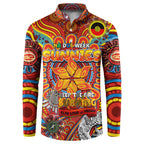 Custom Gold Coast Suns NAIDOC Week 2024 Button Sweatshirt Mascot Football