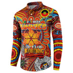 Custom Gold Coast Suns NAIDOC Week 2024 Button Sweatshirt Mascot Football