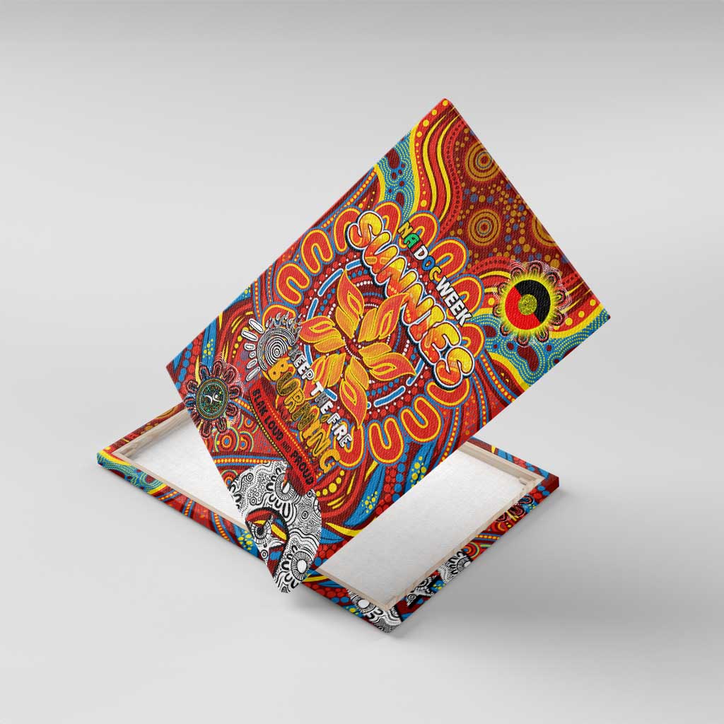 Gold Coast Suns NAIDOC Week 2024 Canvas Wall Art Mascot Football