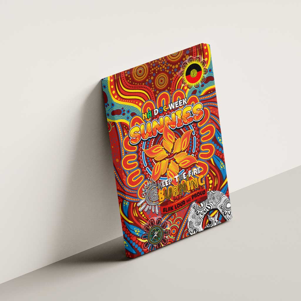 Gold Coast Suns NAIDOC Week 2024 Canvas Wall Art Mascot Football
