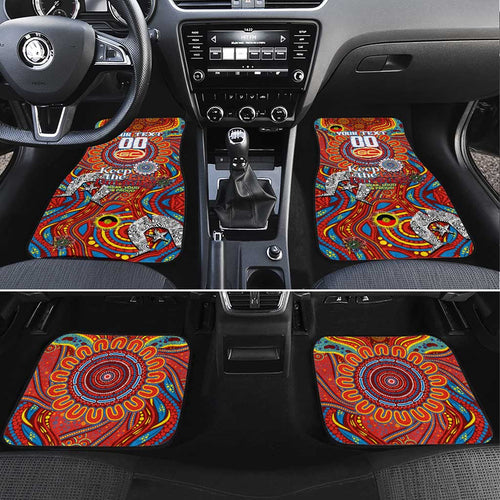 Gold Coast Suns NAIDOC Week 2024 Car Mats Mascot Football