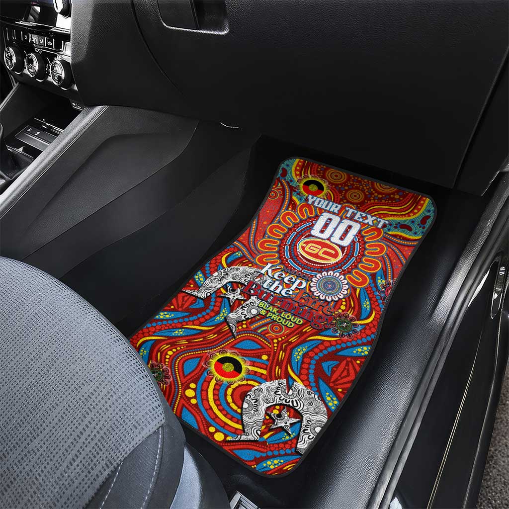 Gold Coast Suns NAIDOC Week 2024 Car Mats Mascot Football