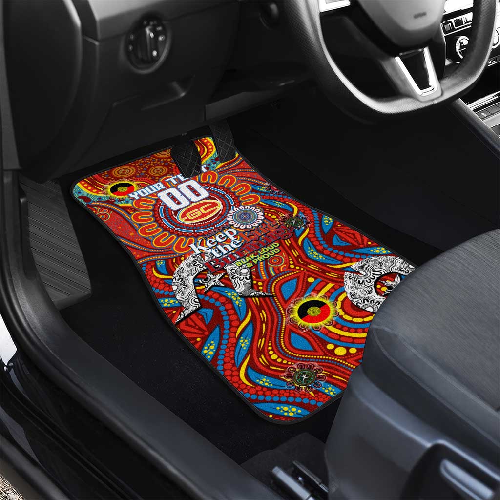 Gold Coast Suns NAIDOC Week 2024 Car Mats Mascot Football