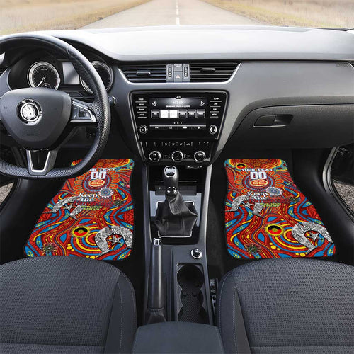 Gold Coast Suns NAIDOC Week 2024 Car Mats Mascot Football