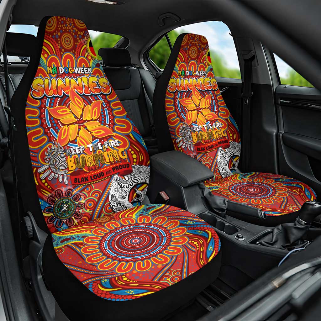 Gold Coast Suns NAIDOC Week 2024 Car Seat Cover Mascot Football
