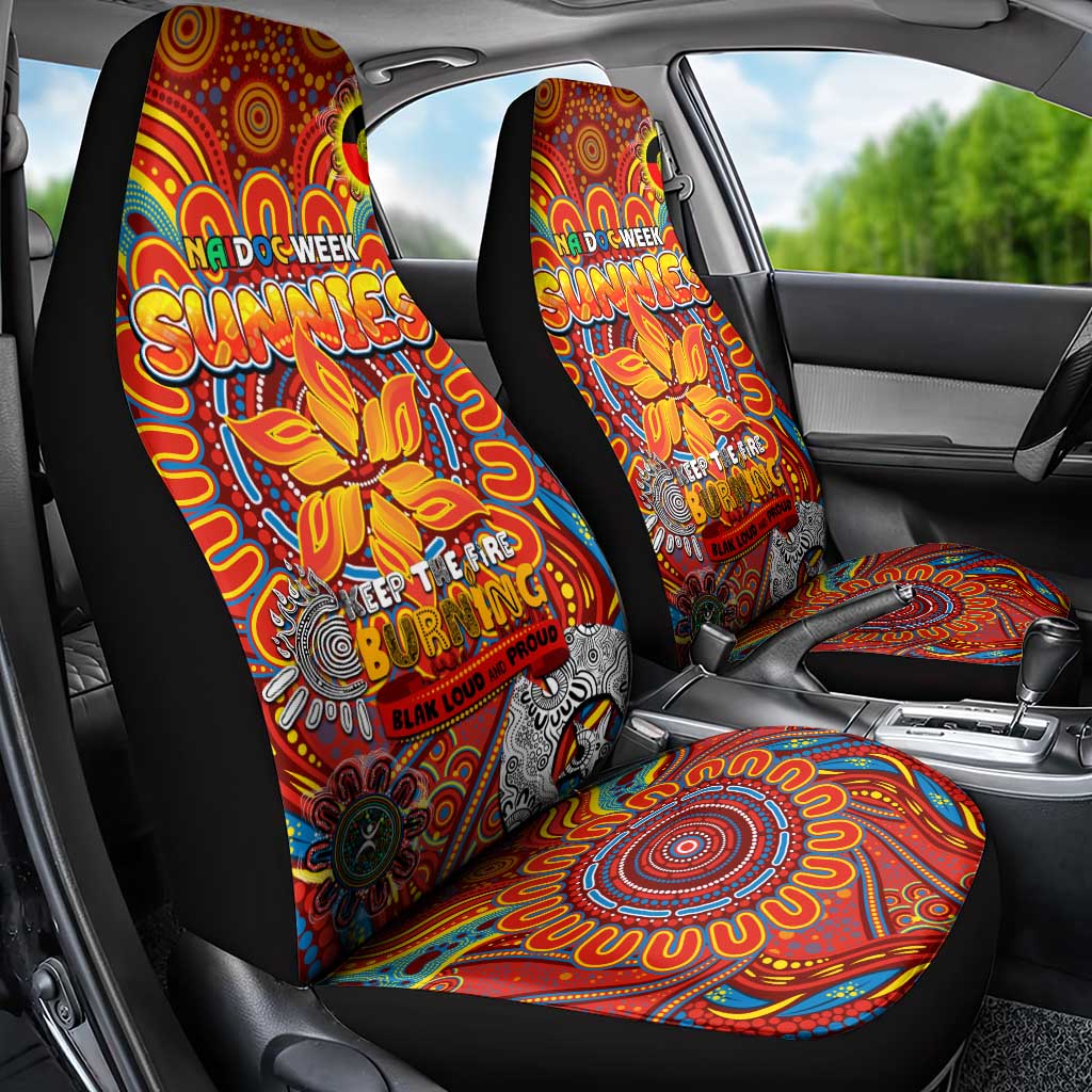 Gold Coast Suns NAIDOC Week 2024 Car Seat Cover Mascot Football