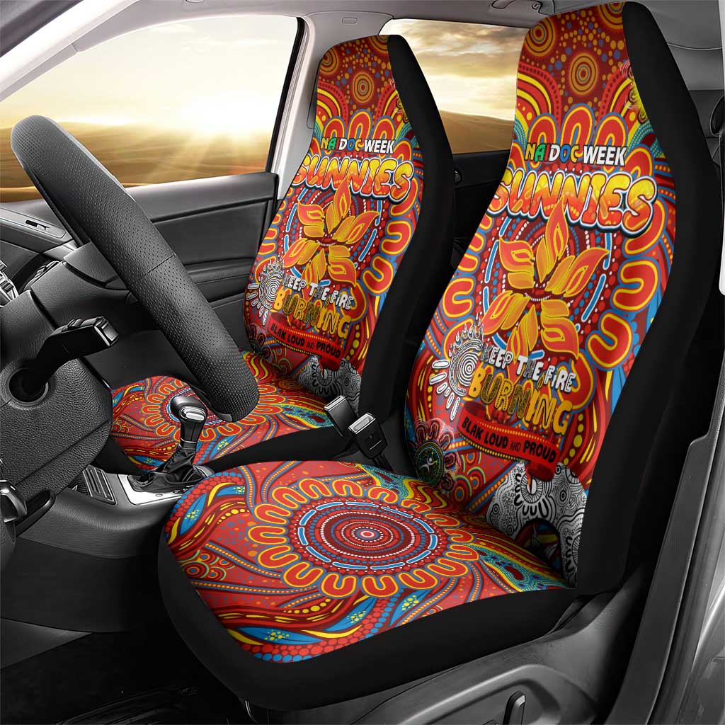 Gold Coast Suns NAIDOC Week 2024 Car Seat Cover Mascot Football